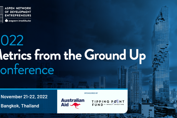 Metrics from the Ground Up Conference 2022